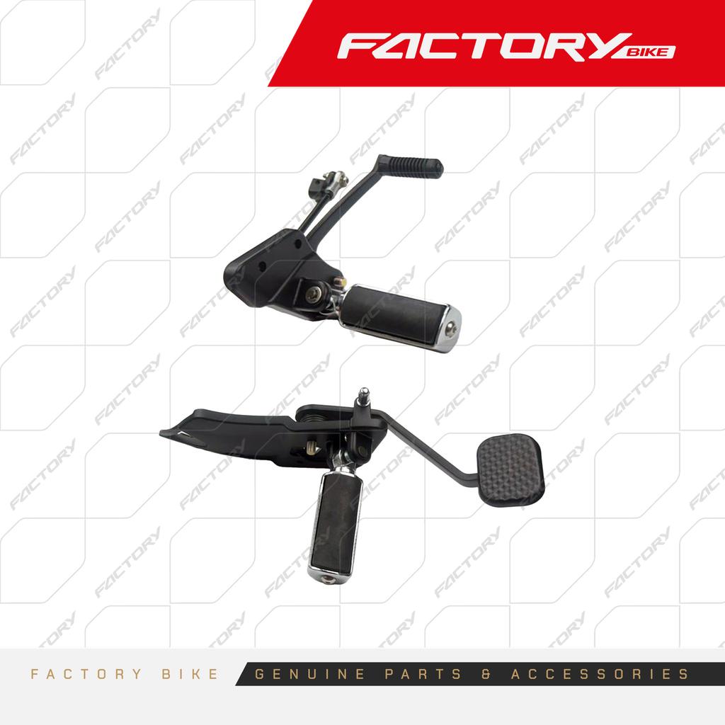 ESTRIBO DELANTERO SET (PEDAL DE CAMBIOS, FRENO) - PEPPER370 / PEPPER300