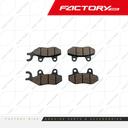 PASTILLAS BP012 (4 PCS) SINTERIZADO DEL - F370 / FK370 / FR370 / F300 / FZ300 / FR300 / FR370 / KENI