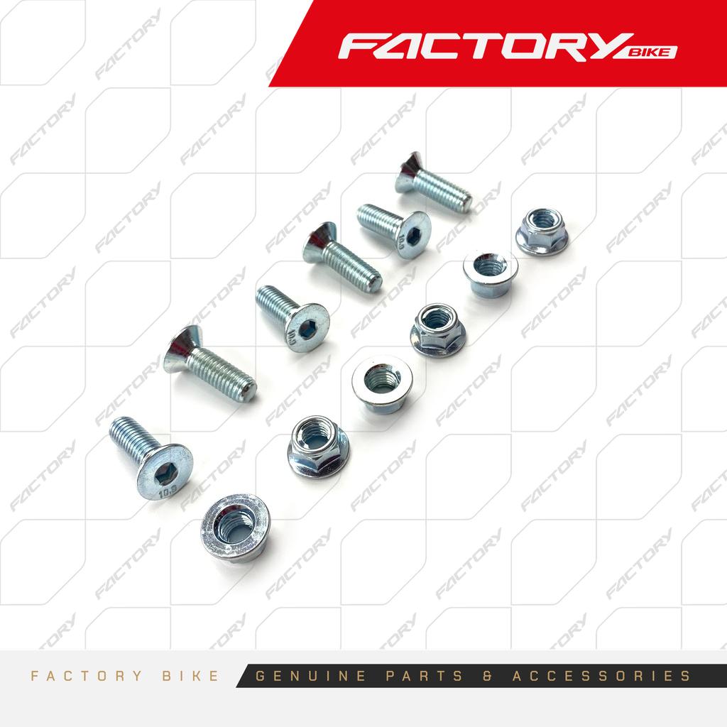 TORNILLO DE CATALINA M8X25 ALLEN AVELLANDO G10.9 6PCS - M4(24) / J3 / J10 / TS-250(22)