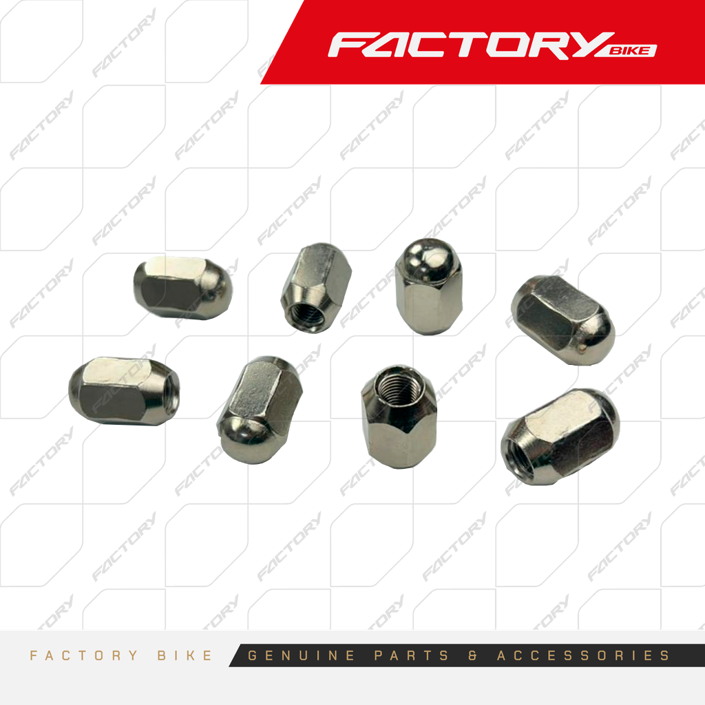 TUERCA CONICA M10X1.25 G8,8 CROMADA 8PCS - RAMPAGE250(26)