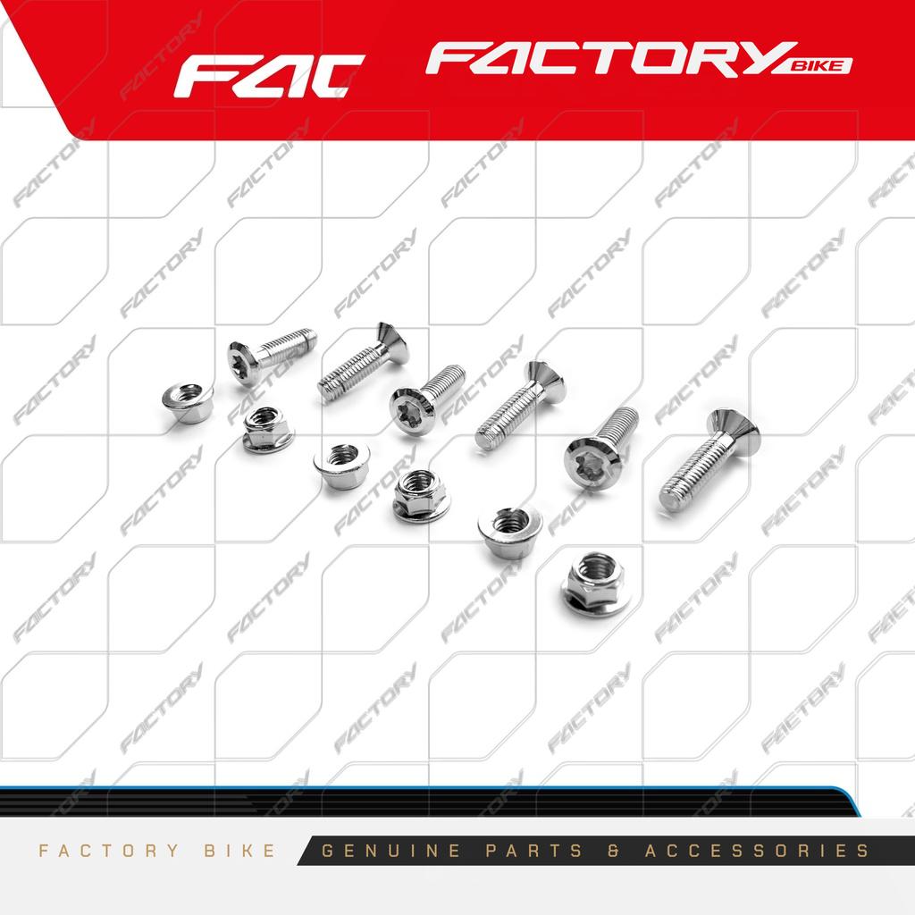 PERNO DE CATALINA ACERO INOXIDABLE PLATA - T4-300 / T4-300