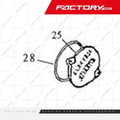 [FB127-001] TAPA MOTOR DE ARRANQUE GRIS - FX250-AK47 / FX250E-T4