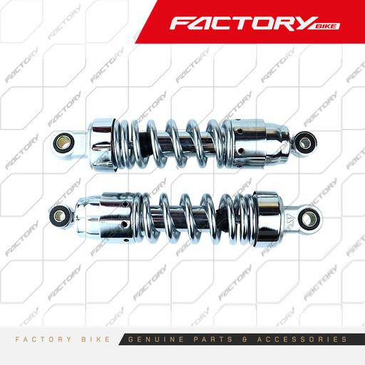 [FB001-007] AMORTIGUADORES POSTERIORES IZQ/DER CROMADOS - PEPPER370, PEPPER300