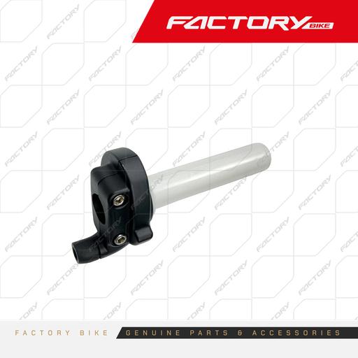 [FB114-004] BASE DE ACELERADOR METALICA NEGRA CON CANA - FBK250R2 / FX150 / J1 / J6 / J11 / M4 / FBK250FX
