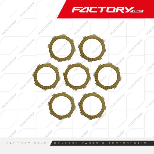 [FB048-002] DISCOS DE EMBRAGUE 7PCS - F370 / FK370 / PEPPER370 / FR370 / F370E(25)