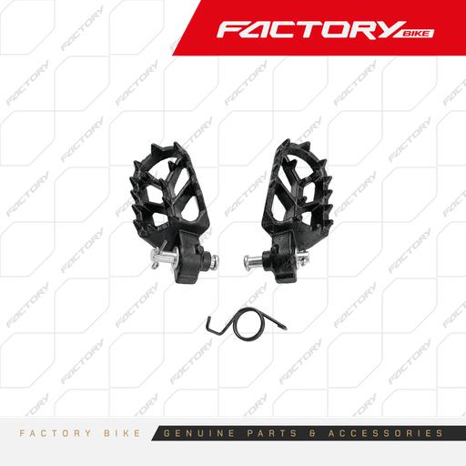 [FB064-004] ESTRIBOS DEL IZ/DE NEG. - JASON / JOKER / AK47X