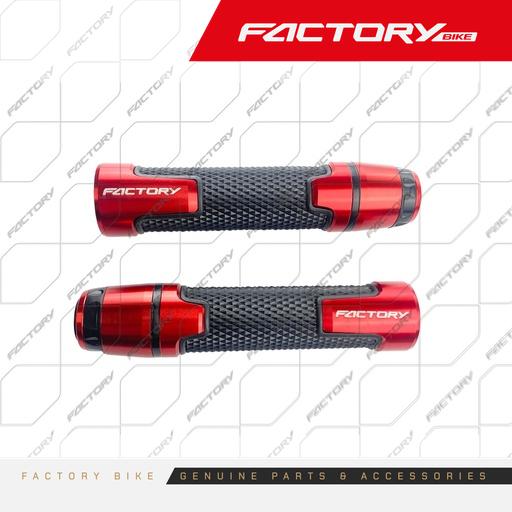 [FB083-034] MANUBRIOS IZ/DE GR02 ROJO - F300 / F370 / MONSTER(23) / BESTIA(24) / FK370 / KENI(23) / PTN370(25) / PTN370R(25)