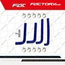 [FB280-011] MANGUERAS DE RADIADOR SET 4PCS (INC BRIDAS) - X6(24)