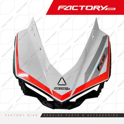[FB258-010] MASCARILLA BLANCA CON BASE NEGRO (G-FR300-01) - FR300 (19)